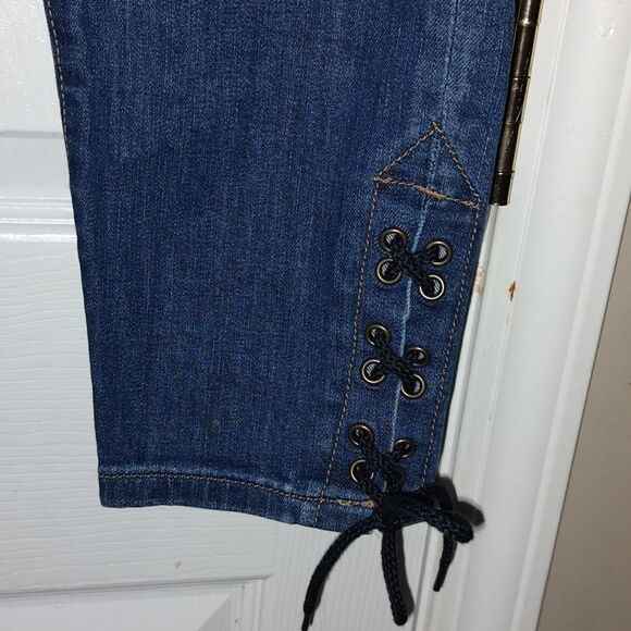 Banana Republic Factory  cropped Skinny Jeans Sz 12 - Picture 4 of 6